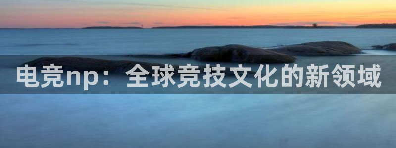 小艾电竞登陆：电竞np：全球竞技文化的新领域