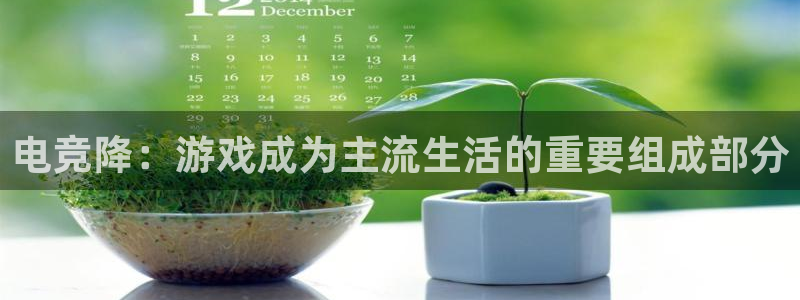 小艾电竞官网：电竞降：游戏成为主流生活的重要组成部分